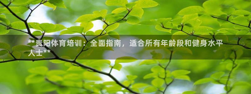 凯时国际app首页下载：**贵阳体育培训：全面指南，