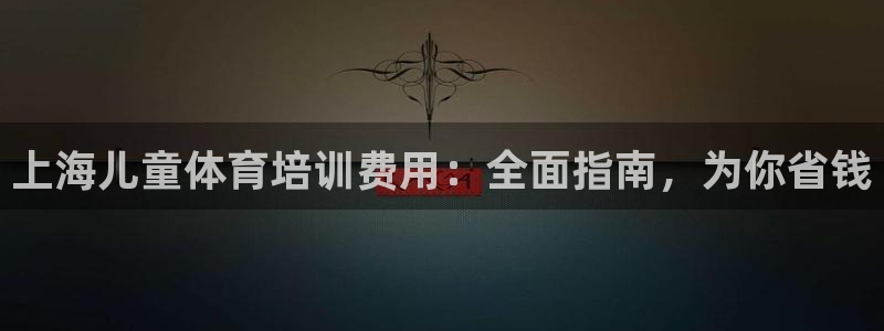 凯时k66会员登录：上海儿童体育培训费用：全面指南，